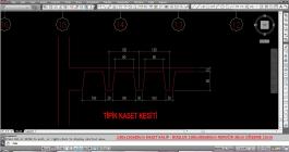 Kaset Döşeme - Asmolen Döşeme Dwg Detay Kesitler